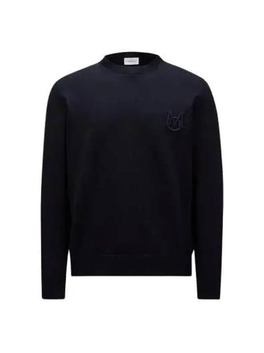 logo patch round knit 9C00002 M1113 742 - MONCLER - BALAAN 2