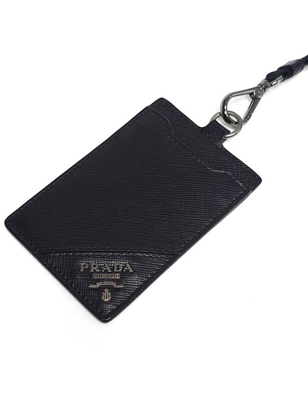 2MC016 Saffiano necklace type card holder department store warranty - PRADA - BALAAN 4