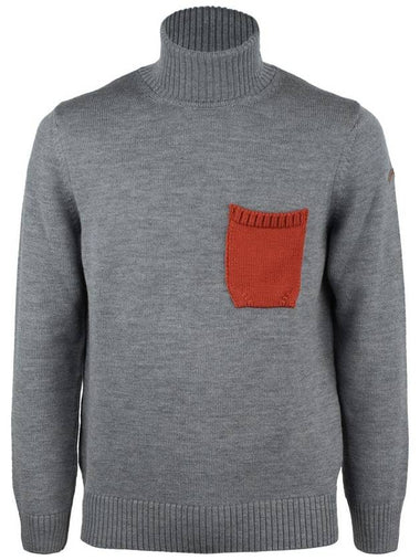 Paul & Shark Grey Wool Turtleneck - PAUL & SHARK - BALAAN 1