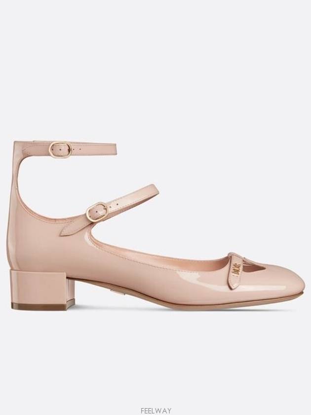 Aime Patent Calfskin Pumps Nude - DIOR - BALAAN 6