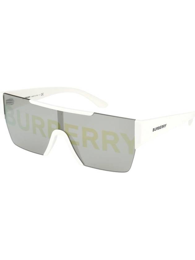 Eyewear Plastic Logo Goggles Sunglasses White - BURBERRY - BALAAN 3