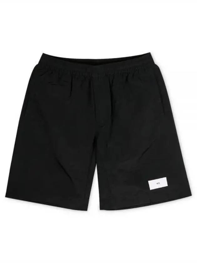 Men s Logo Label Black Shorts H63016 1156710 - Y-3 - BALAAN 1