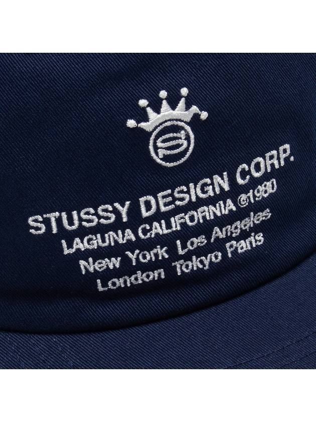 Low Profile Design Cop Trucker Snapback Navy - STUSSY - BALAAN 4