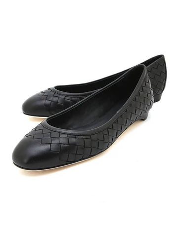 Flat Shoes Woven Black 428864 V0013 1000 - BOTTEGA VENETA - BALAAN 1