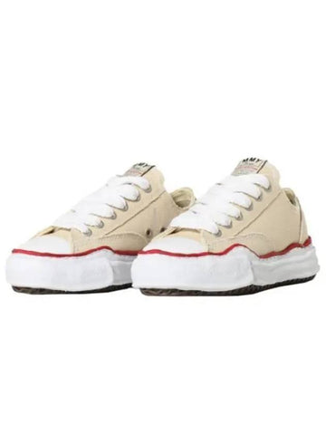 24 A04FW729 Natural Peterson OG Sole Canvas Low Top Sneakers - MIHARA YASUHIRO - BALAAN 1