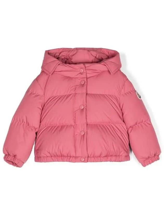 Moncler Baby LAURIE Hooded Down Jacket Pink - MONCLER - BALAAN 1