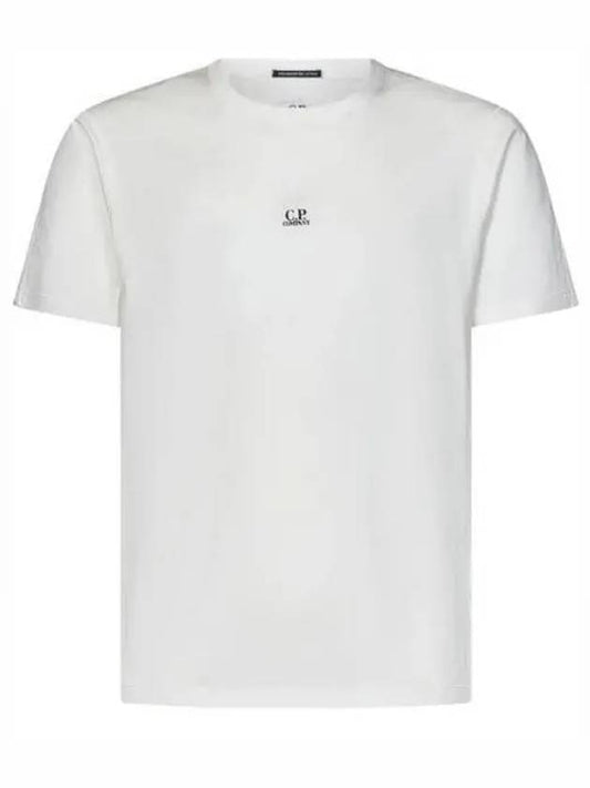 Sweatshirt 70 2 Mercerized Jersey Logo T Shirt 16CMTS088A 006374G 103 Mercerized Jersey Logo - CP COMPANY - BALAAN 2