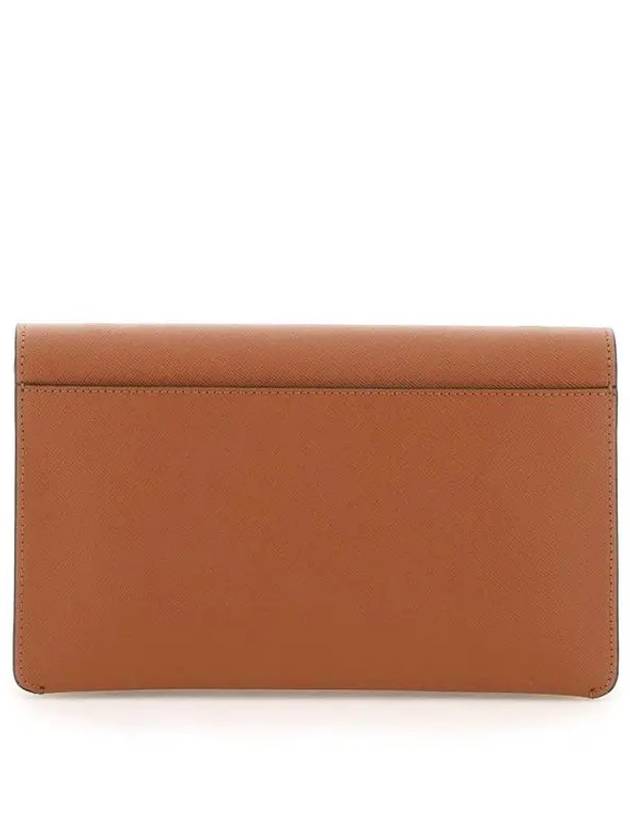 Color Block Saffiano Trunk Cross Bag Brown - MARNI - BALAAN 5