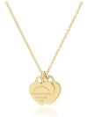 Women s Pendant Return Truck Debre Heart Mini Necklace Gold - TIFFANY & CO. - BALAAN 4