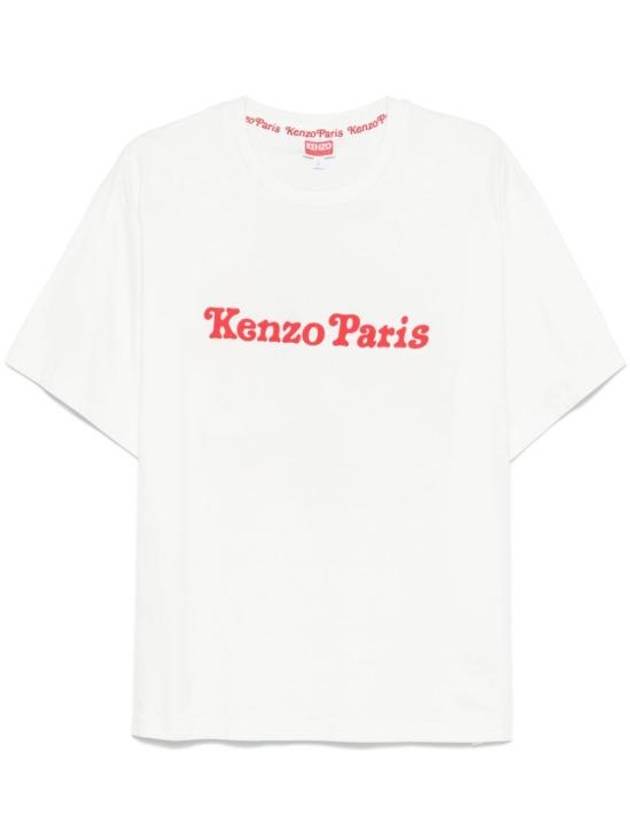 Verdy Market Logo Print Crew Neck Short Sleeve T-Shirt White - KENZO - BALAAN 2