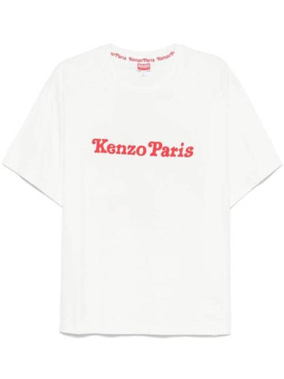 Verdy Market Logo Print Crew Neck Short Sleeve T-Shirt White - KENZO - BALAAN 2