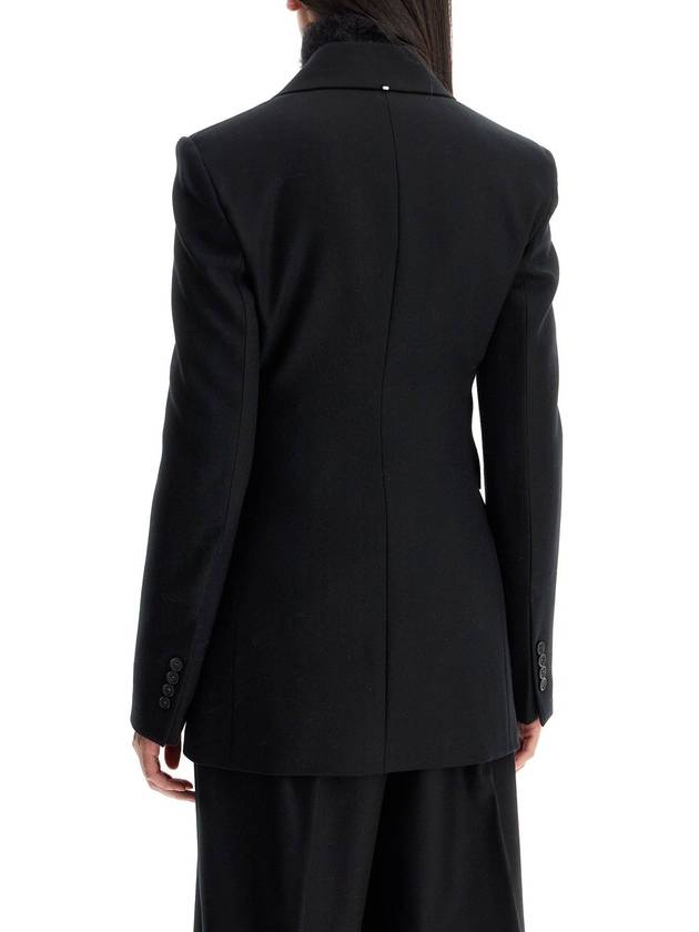 Office Stretch Wool Jacket Black - MAX MARA SPORTMAX - BALAAN 4