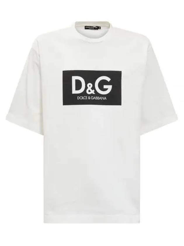 D&G Print Cotton Short Sleeve T-Shirt White - DOLCE&GABBANA - BALAAN 2