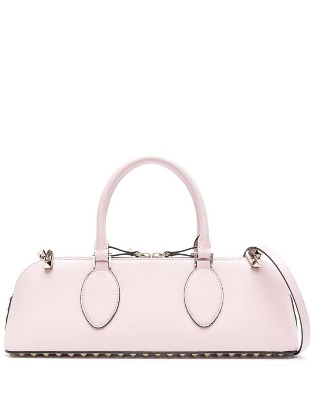 VALENTINO ROSE QUARTZ ROCKSTUD TOTE BAG - VALENTINO - BALAAN 1