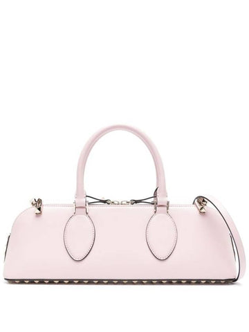 VALENTINO ROSE QUARTZ ROCKSTUD TOTE BAG - VALENTINO - BALAAN 1