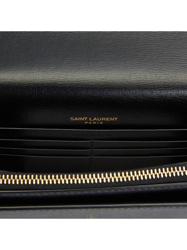 Sunset Chain Wallet Cross Bag Black - SAINT LAURENT - BALAAN 10