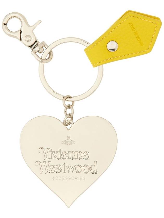 Heart Logo Keyring Yellow - VIVIENNE WESTWOOD - BALAAN 2