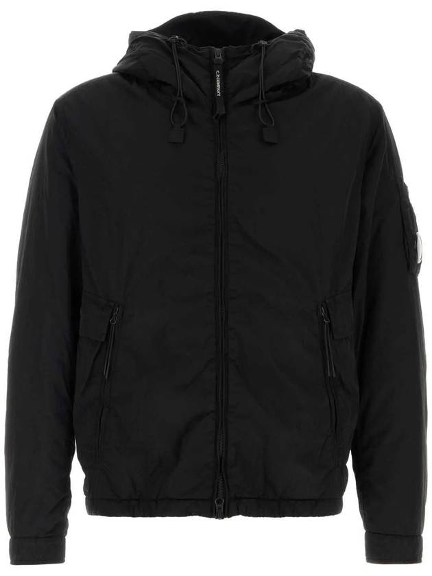 Chrome R Nylon Hooded Jacket Black - CP COMPANY - BALAAN 2