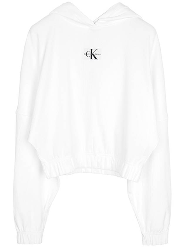 Monologo Hoodie White - CALVIN KLEIN - BALAAN 1