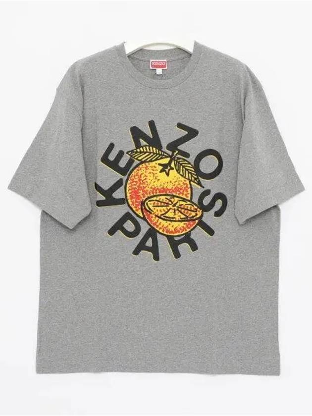 Orange Classic Short Sleeve Men s T Shirt 5TS279 4SG 94C 1039302 - KENZO - BALAAN 1