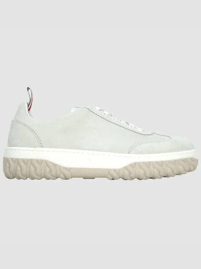 Calf Suede Cable Knit Sole Field Shoes White - THOM BROWNE - BALAAN 2