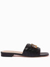 Double G Matelasse Slide Sandals Black - GUCCI - BALAAN 2