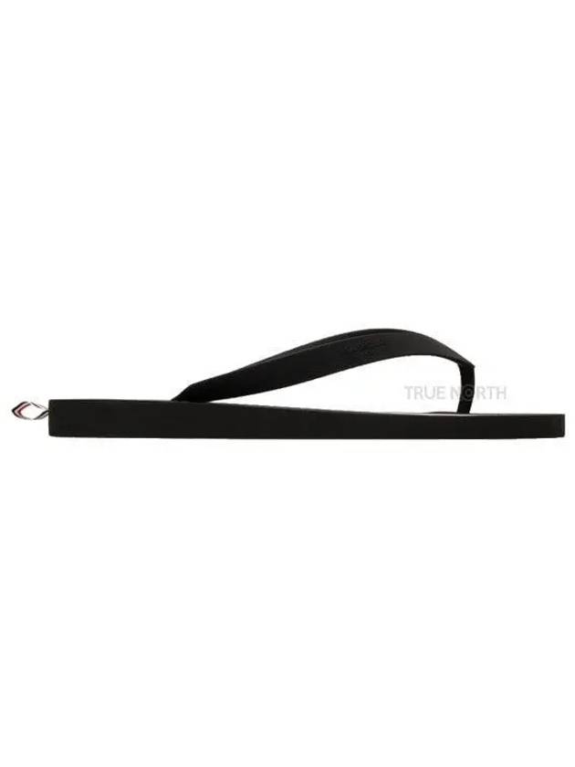 Three Stripe Flip Flops Black - THOM BROWNE - BALAAN 2