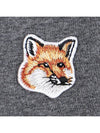 Fox Head Patch Regular Long Sleeve T Shirt Dark Gray - MAISON KITSUNE - BALAAN 6