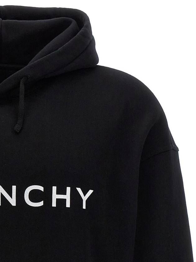 Archetype Cotton Hoodie Black - GIVENCHY - BALAAN 4