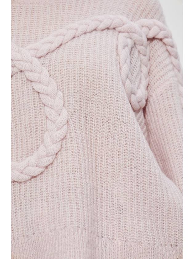 Munthe Sweater With Stitching, Women's, Pink - MUNTHE - BALAAN 5