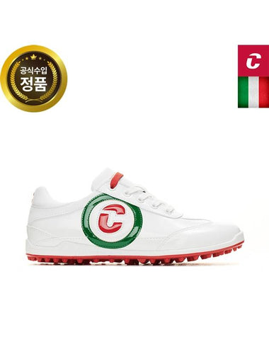 Official Italian handmade golf shoes KUBANANEO WHITEGREENRED - DUCA DEL COSMA - BALAAN 1