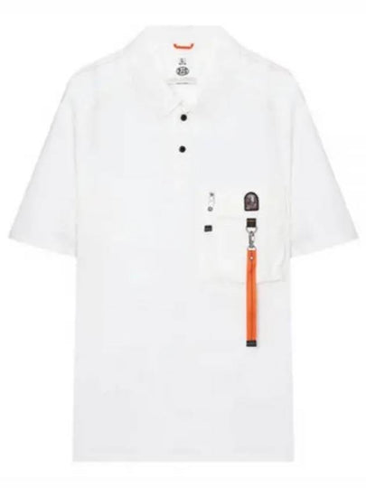 Men's Rescue Zwart Polo Shirt White - PARAJUMPERS - BALAAN 2