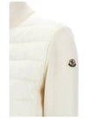 Women s Logo Patch Knit Padding Cream 9B00014M1131030 - MONCLER - BALAAN 4