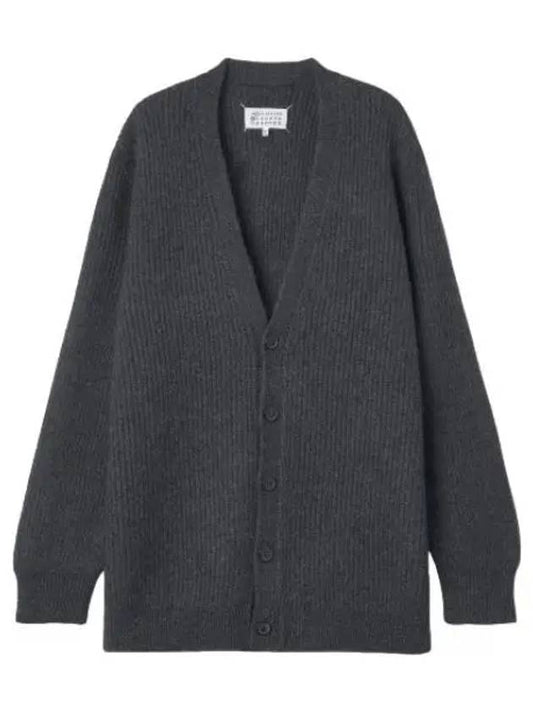 Alpaca cardigan dark gray - MAISON MARGIELA - BALAAN 1