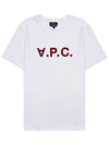 VPC Logo Organic Cotton Short Sleeve T-Shirt White - A.P.C. - BALAAN 2