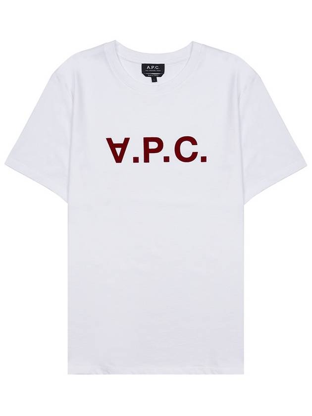 VPC Logo Organic Cotton Short Sleeve T-Shirt White - A.P.C. - BALAAN 2