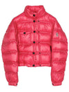 Grenoble Anras logo patch down padded jacket pink - MONCLER - BALAAN 2