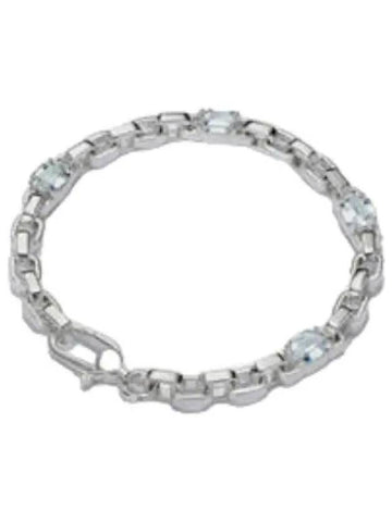 Logo Solitaire Bracelet Silver - HATTON LABS - BALAAN 1