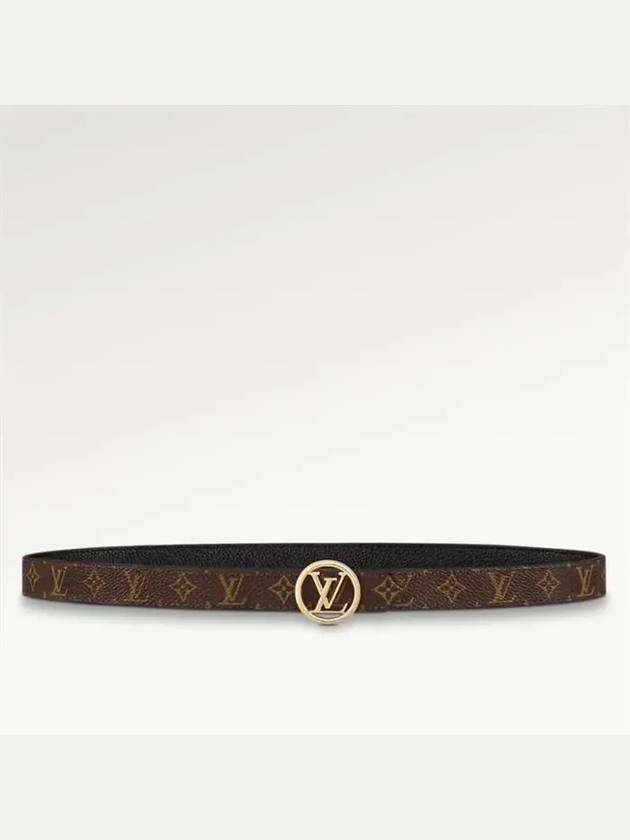 LV Circle 20mm Reversible Belt Monogram M0567X - LOUIS VUITTON - BALAAN 4