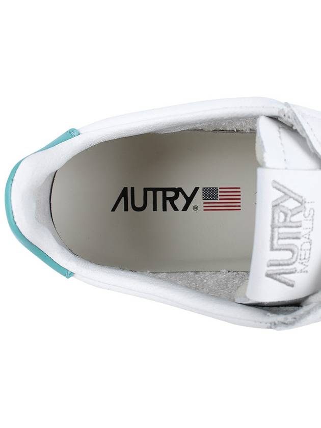 Men's Medalist Leather Low Top Sneakers White - AUTRY - BALAAN 9