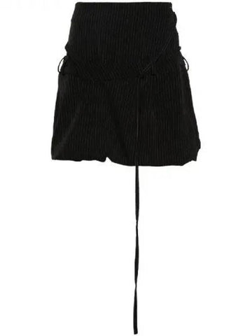 pinstripe printed bubble skirt - OTTOLINGER - BALAAN 1