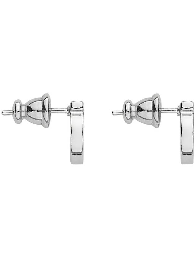 Gancini Earings Silver - SALVATORE FERRAGAMO - BALAAN 4