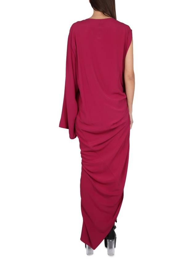 Midi One Piece RO01C5580 CC23 FUCHSIA - RICK OWENS - BALAAN 4