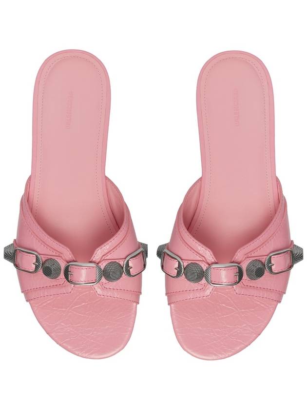 Women's Cargol Lambskin Slippers Pink - BALENCIAGA - BALAAN 5