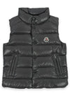 Kids TIB Logo Patch Padded Vest Dark Gray 1A12620 68950 918 8 10A - MONCLER - BALAAN 2