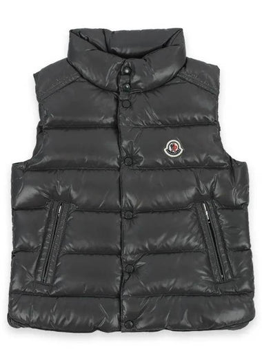 Kids TIB Logo Patch Padded Vest Dark Gray 1A12620 68950 918 8 10A - MONCLER - BALAAN 1