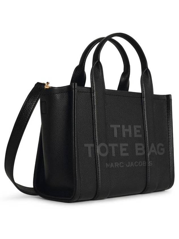 Small Leather Tote Bag Black - MARC JACOBS - BALAAN 3