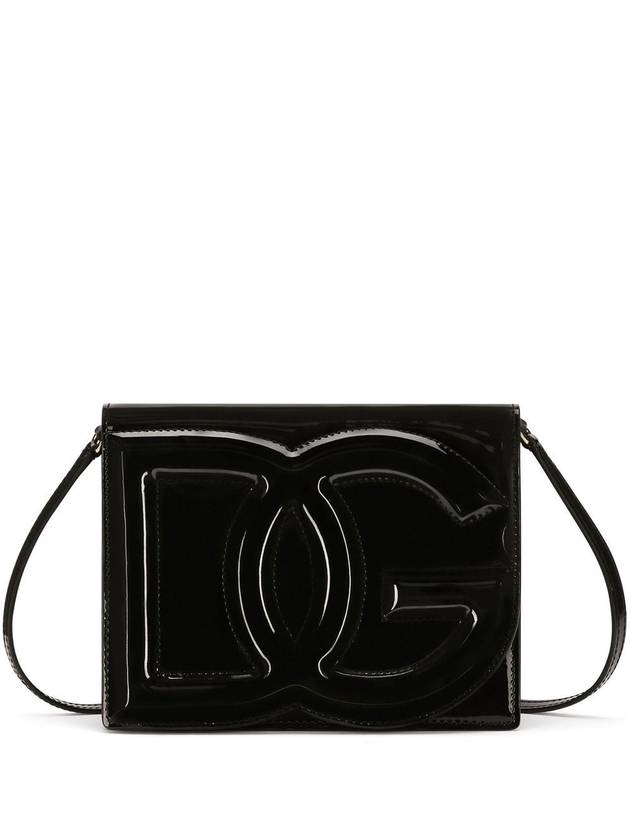 23 fw DG Logo Patent Leather Crossbody Bag BB7287A147180999 B0710502174 - DOLCE&GABBANA - BALAAN 1