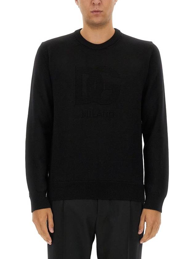 DG logo detail crew neck GXX01TJCVYO N0000 - DOLCE&GABBANA - BALAAN 6