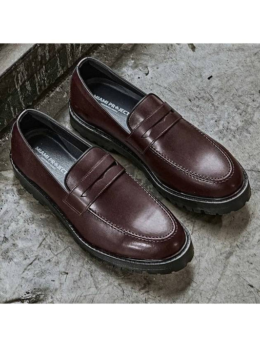 MF 3001 Grimsby Basic Penny Loafer Rose Burgundy - MIAMIPROJECT - BALAAN 2